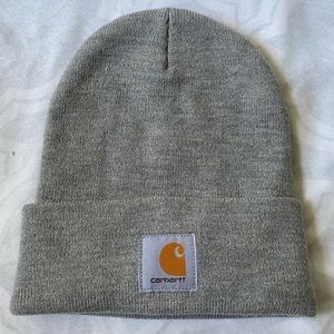 Carhartt Grey Unisex Acrylic Hat Toque